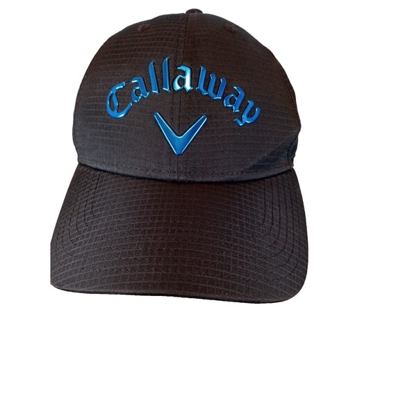 Callaway Golf Hat Black/w Blue Lettering Adjustable-Callaway Staff Invitational - Picture 2 of 9